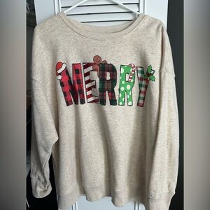 Holiday Time Cream Sweatshirt